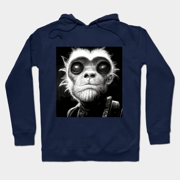 Galactic Monkey Hoodie by HereticStore